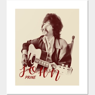 john prine art visual Posters and Art